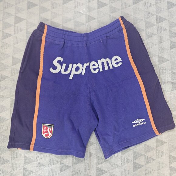 Supreme Umbro Knit Shorts - Picture 1 of 7